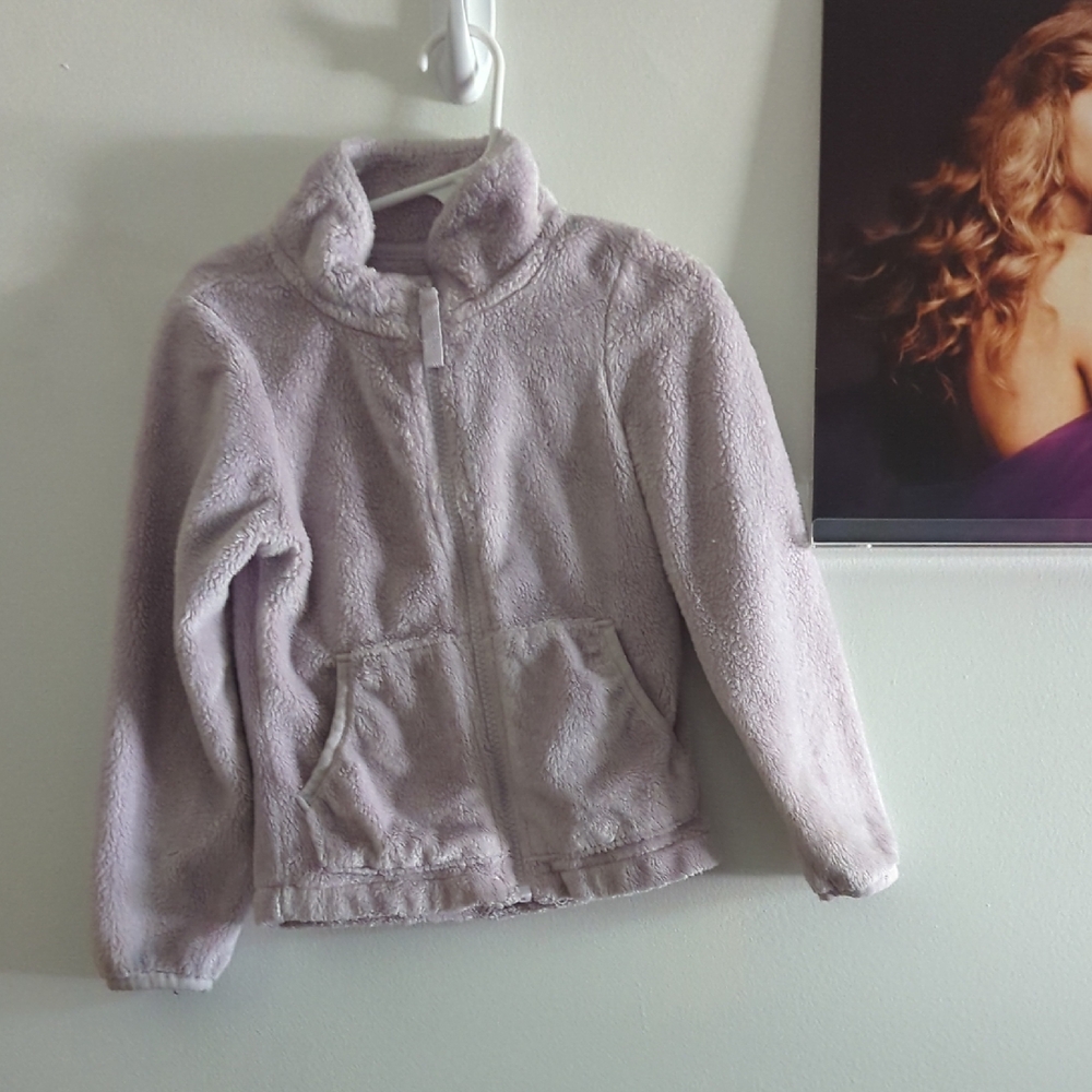 Tommy Bahama Light Purple Fleece Jacket Girls Size 4